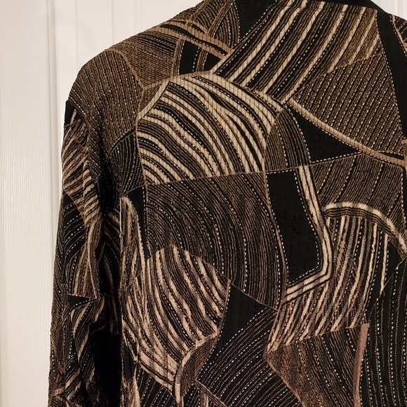 JM collection Women blouse size 1X. long sleeves. - Picture 7 of 13